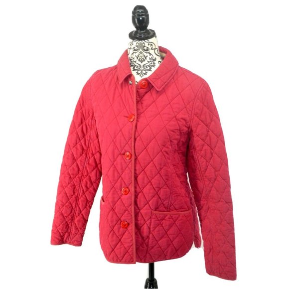 L.L. BEAN Women's Vintage Thermore Quilted Farm Chore Jacket 0BC9Y SIZE S Red - Picture 1 of 8